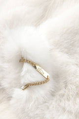 Faux Fur Cropped Bolero in White