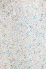 Embellished Strapless Corset Mini Dress in White