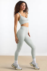 Super Sculpt Seamless Leggings in Ice Grey