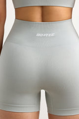Super Sculpt Seamless Mini Shorts in Grey