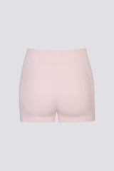 Soft Active V-Waist Pocket Mini Shorts in Ballet Pink