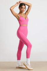 Define Luxe High-Waist Leggings in Hot Pink