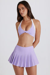 Soft Active Low-Rise Pleated Tennis Skort in Lilac