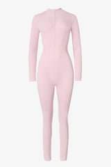 Thermal Base-Layer Jumpsuit in Powder Pink