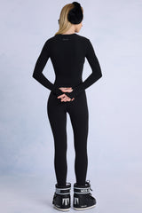 Thermal Base-Layer Leggings in Black