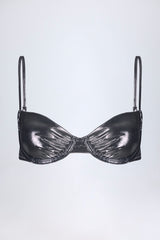 Underwired Bikini Top in Silver
