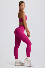 Define Luxe High-Waist Leggings in Berry