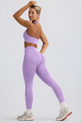Define Luxe High-Waist Leggings in Lilac