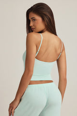 Modal Camisole Pyjama Top in Mint
