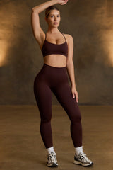 Super Sculpt Seamless Leggings in Chocolate