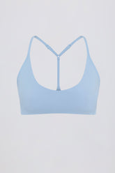Soft Active Racerback Sports Bra in Sky