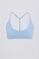 Soft Active Racerback Sports Bra in Sky
