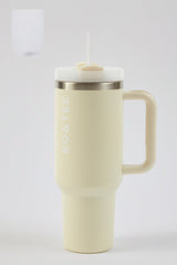Stainless Steel Water Bottle in Cream