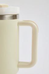 Stainless Steel Water Bottle in Cream