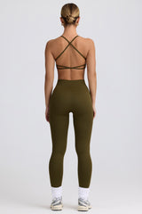 Super Sculpt Seamless High-Waist Leggings in Dark Green