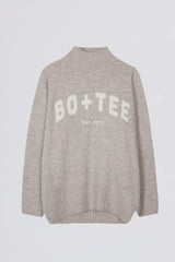 Soft Knit Oversized Jumper in Beige