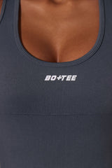 Full Length Cut-Out Jumpsuit in Grey