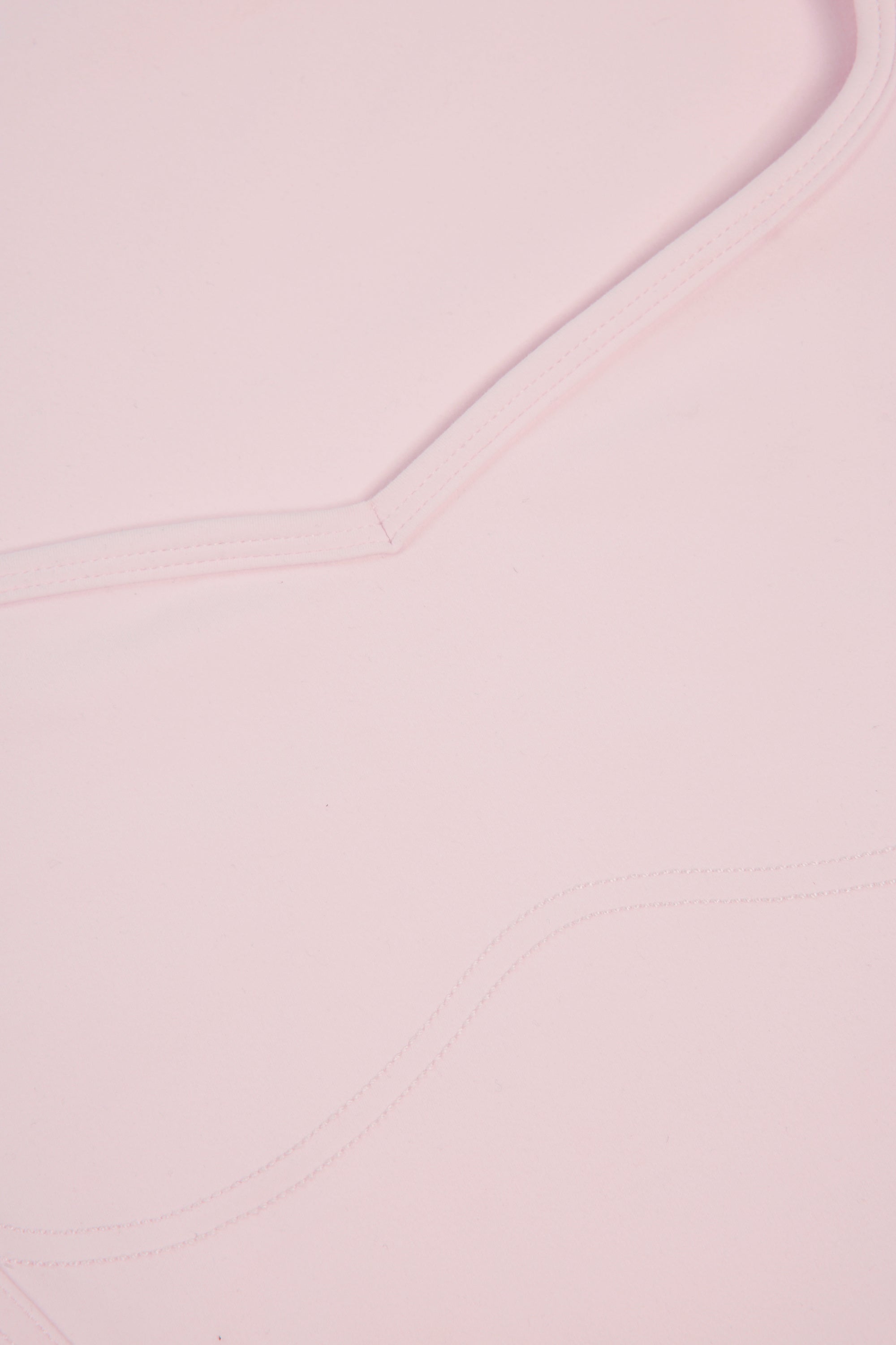 Soft Active Sweetheart-Neck Crop Top in Ballet Pink