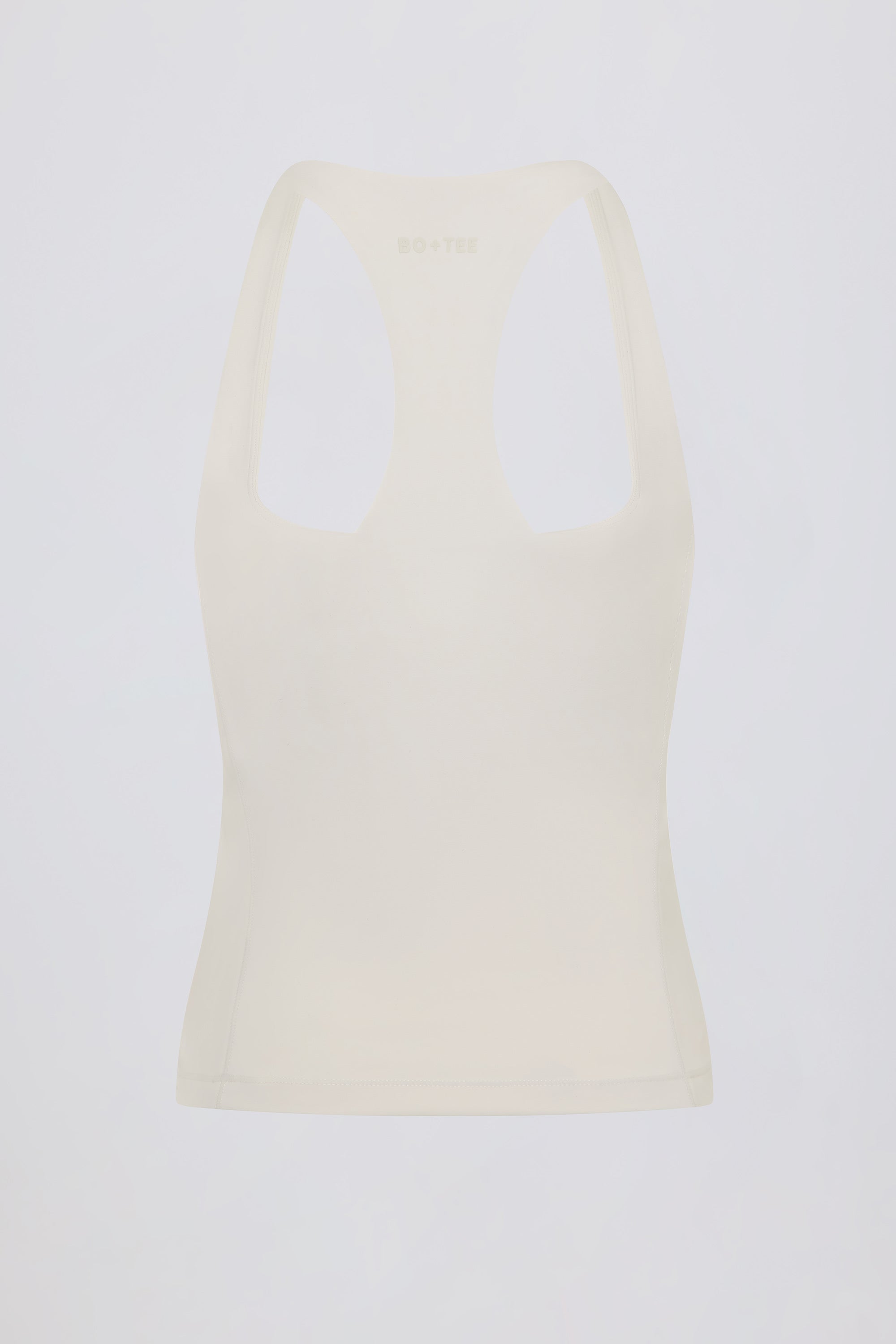 Soft Active Racerback Tank Top in Cream