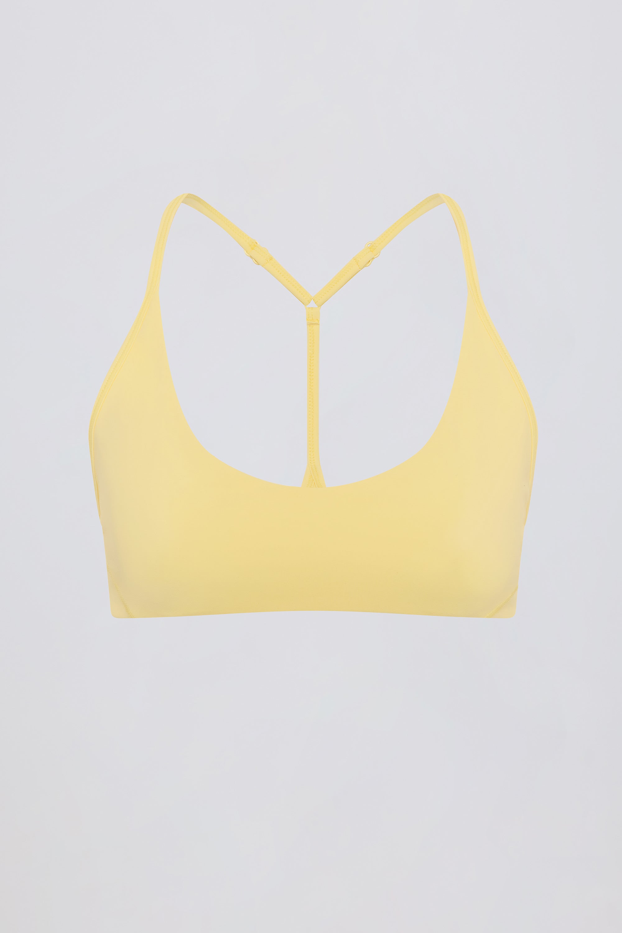 Soft Active Racerback Sports Bra in Lemon