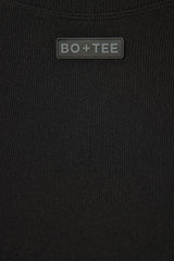 Thermal Long Sleeve Top in Black