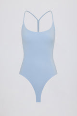 Cut-Out Bodysuit in Sky