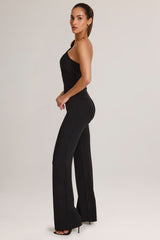 Modal One-Shoulder Jumpsuit in Black