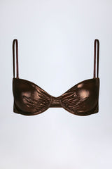 Underwired Bikini Top in Bronze