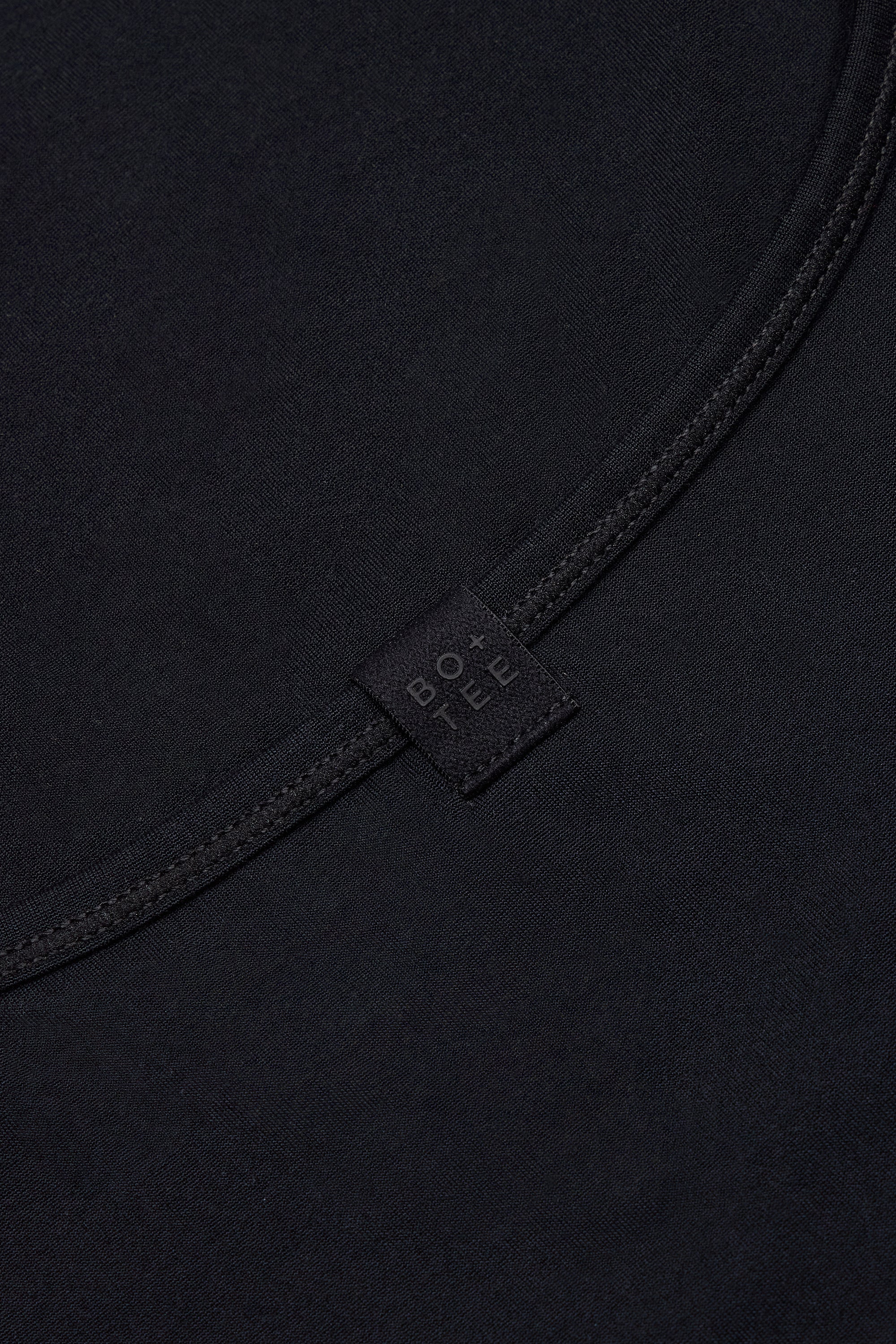 Cross-Back Tank Top in Black