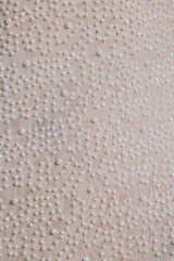 Embellished Backless Maxi Dress in White