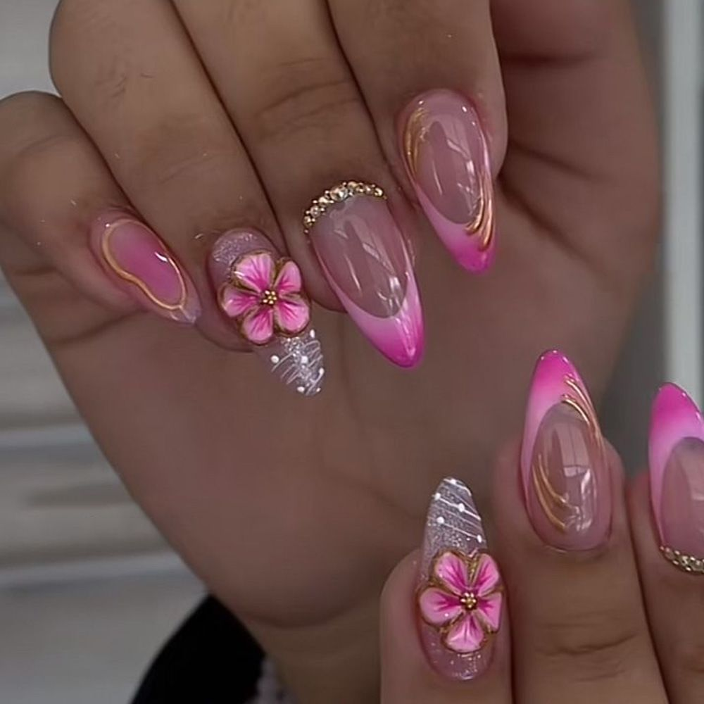 Luxury Handmade 3D Press-On Nails - Premium Reusable Gel Fake Nails - Multiple Styles & Designs Available