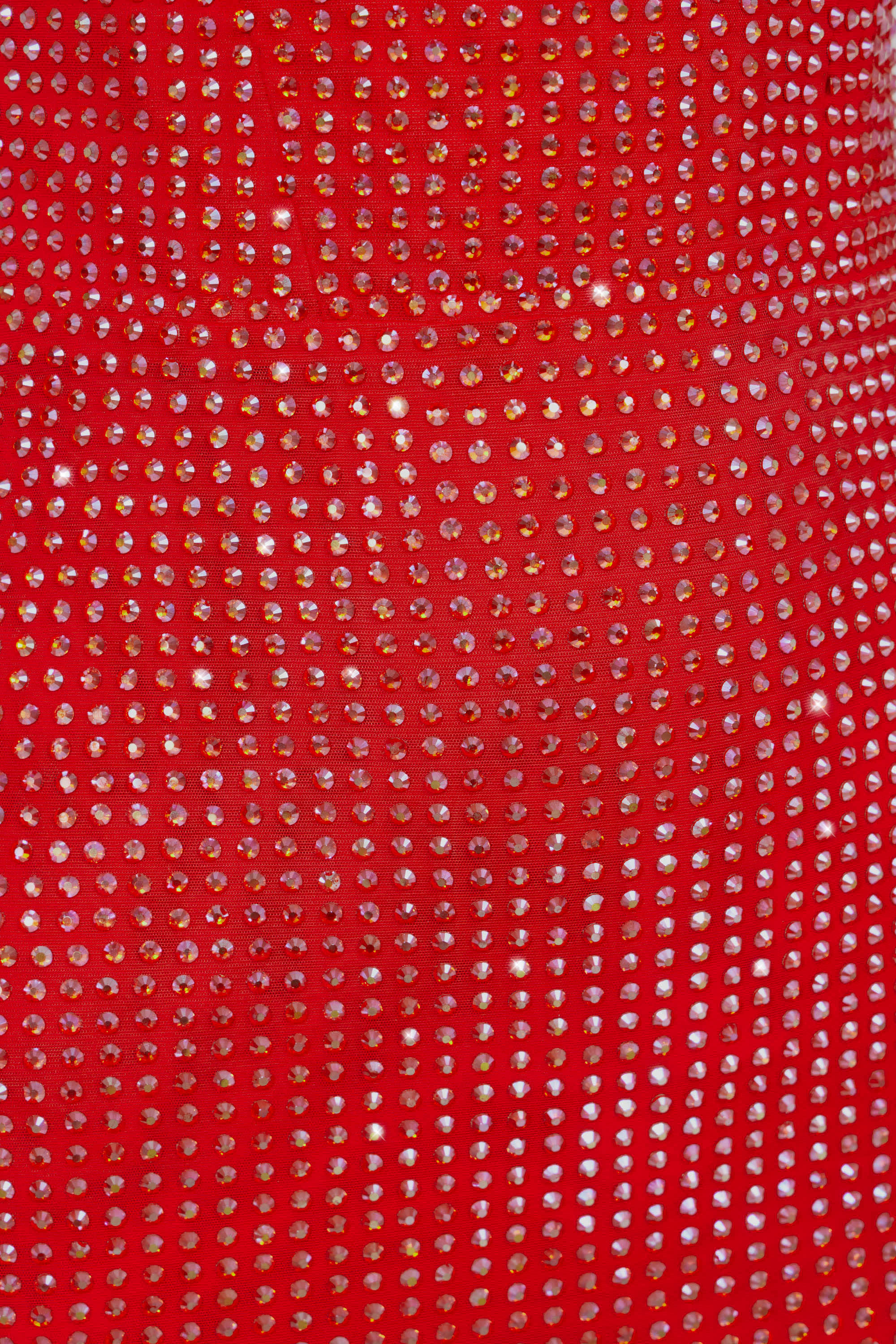 Embellished Sweetheart Corset Mini Dress in Fire Red