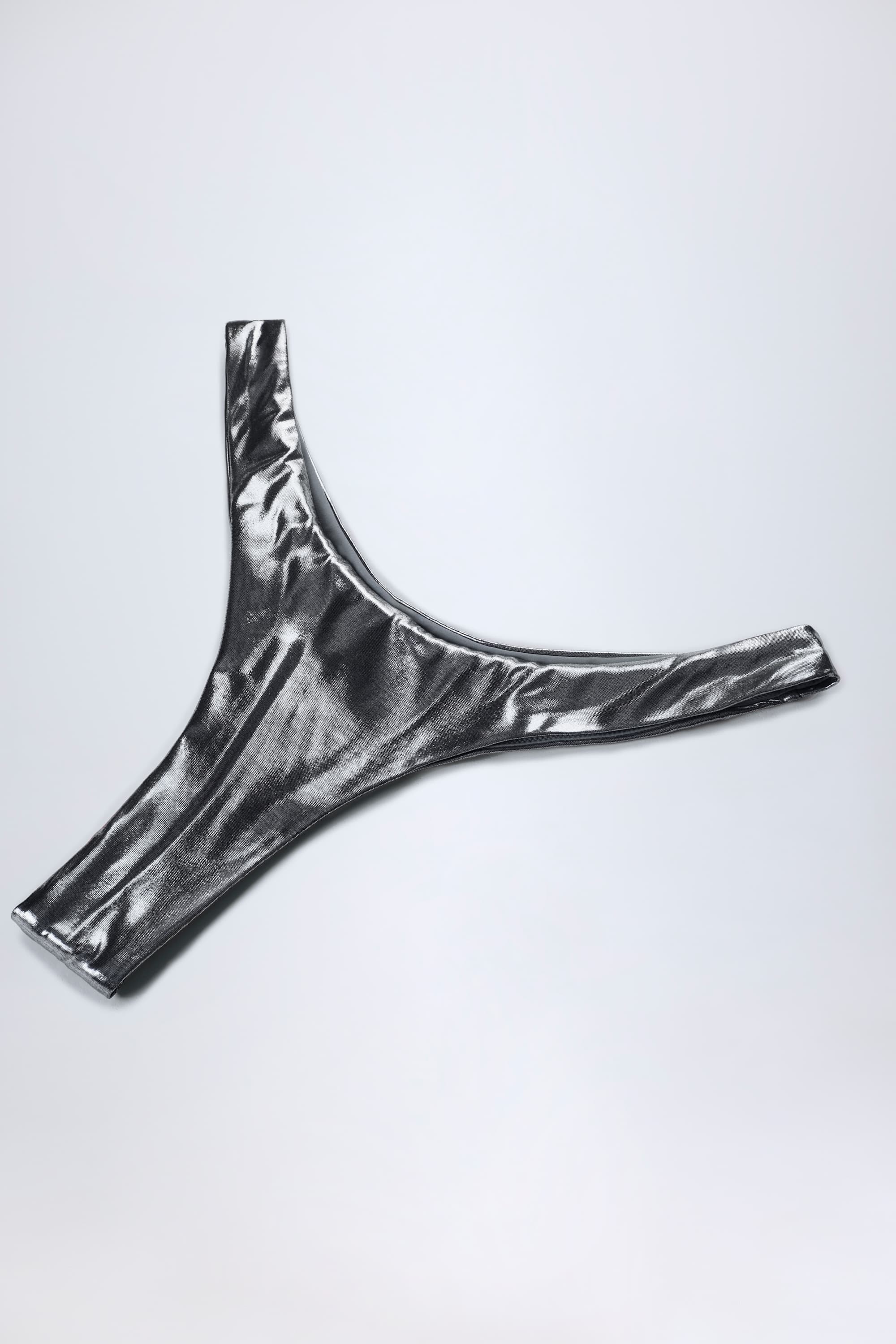 Cheeky Bikini Bottoms in Silver