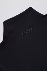 Soft Active Zip-Up Jacket in Black